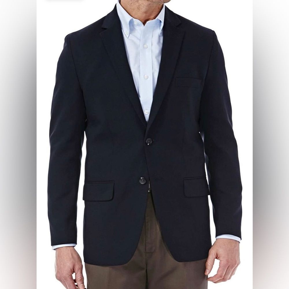 Hagger Navy Suit Jacket Size 44 NWT